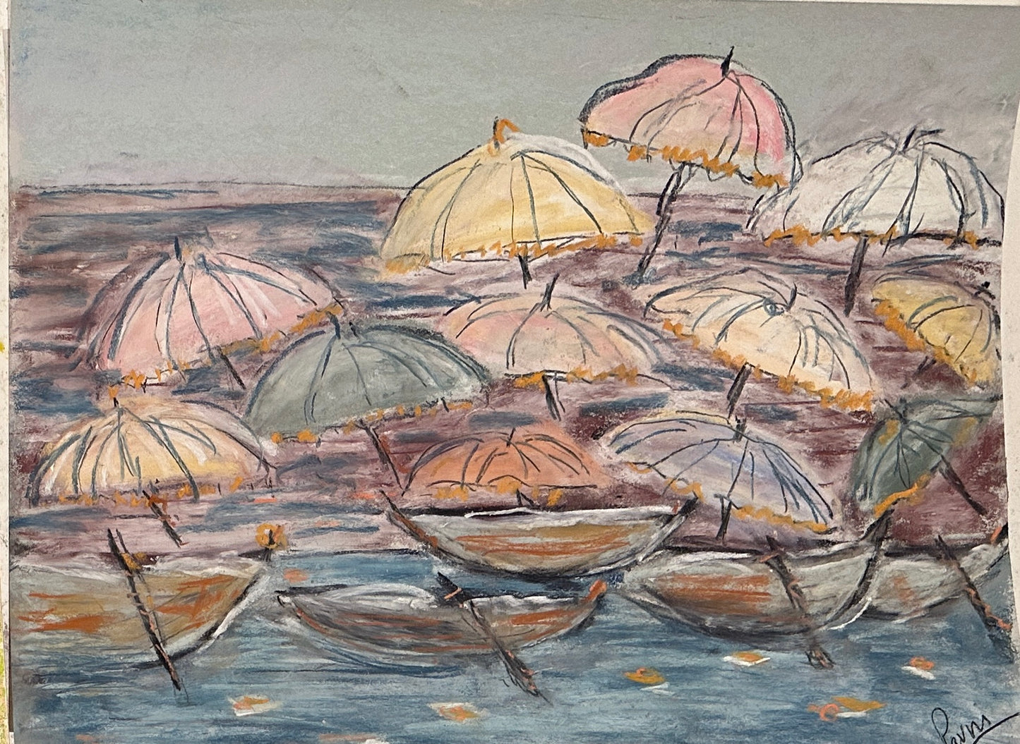 રંગબેરંગી Umbrellas