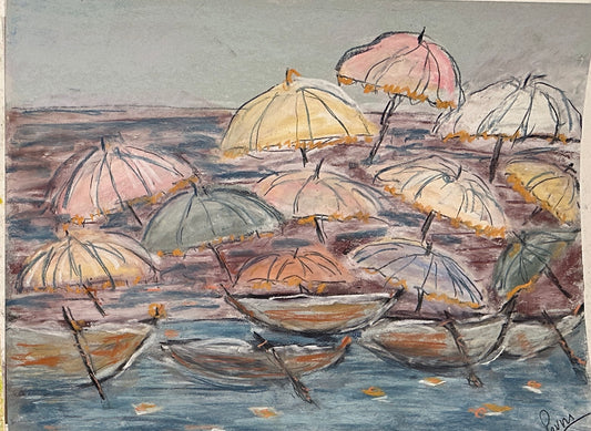 રંગબેરંગી Umbrellas