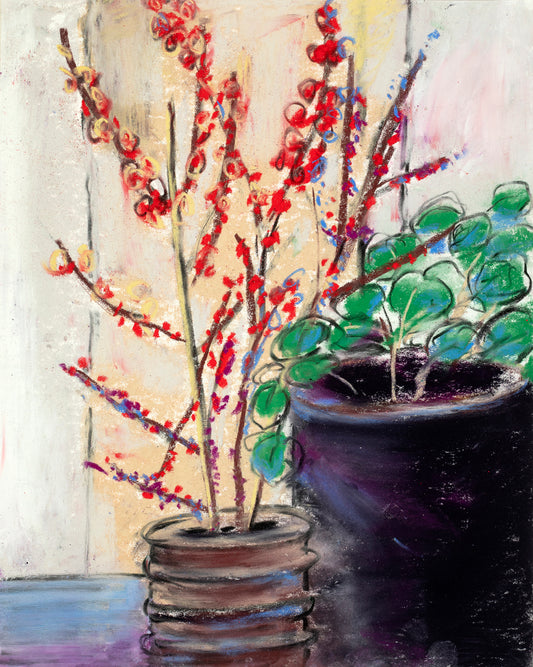 FireBranchGreenLeaves